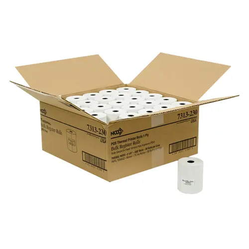 Ncco National Checking Register Roll 3.13 X 230' 1 Ply White Thermal 1-50, 50 Roll Ncco National Checking Register Roll 3.13 X 230' 1 Ply White Thermal 1-50, 50 Roll