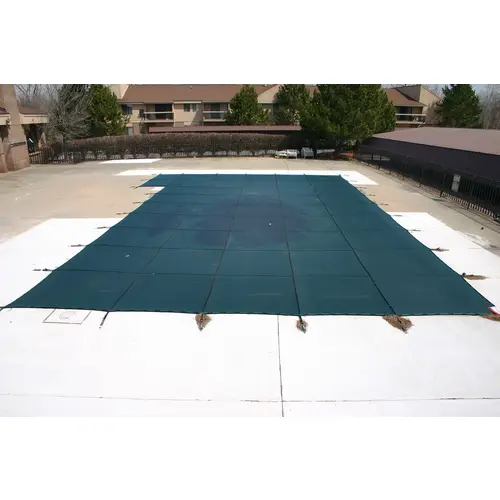 Dura-Mesh 16 ft x 36 ft Rectangle Cover, Green Dura-Mesh 16 ft x 36 ft Rectangle Cover, Green