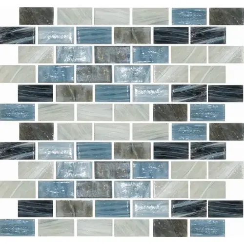 1" x 2" Lake Whillans Antarctica Lakes Glass, Glass Mosaic, 14 SQFT/Box Sold By Sheet 1" x 2" Lake Whillans Antarctica Lakes Glass, Glass Mosaic, 14 SQFT/Box Sold By Sheet