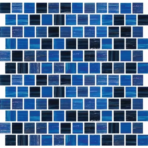 1" x 1" Lake Forlidas Antarctica Lakes Glass, Glass Mosaic, 14 SQFT/Box Sold By Sheet 1" x 1" Lake Forlidas Antarctica Lakes Glass, Glass Mosaic, 14 SQFT/Box Sold By Sheet