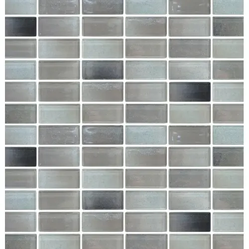 1" x 2" Brooklyn New York Glass, Glass Mosaic, 11 SQFT/Box Sold By Sheet 1" x 2" Brooklyn New York Glass, Glass Mosaic, 11 SQFT/Box Sold By Sheet