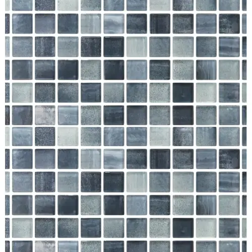 1" x 1" Queens New York Glass, Glass Mosaic, 11 SQFT/Box Sold By Sheet Gray 1" x 1" Queens New York Glass, Glass Mosaic, 11 SQFT/Box Sold By Sheet Gray