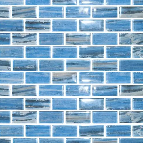 1" x 2" Celestial Sky Glass, Glass Mosaic, 11 SQFT/Box Sold By Sheet 1" x 2" Celestial Sky Glass, Glass Mosaic, 11 SQFT/Box Sold By Sheet