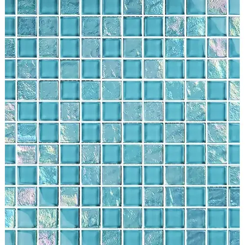 1" x 1" Selene Lunar Glass, Glass Mosaic, 11 SQFT/Box Sold By Sheet Turquoise 1" x 1" Selene Lunar Glass, Glass Mosaic, 11 SQFT/Box Sold By Sheet Turquoise