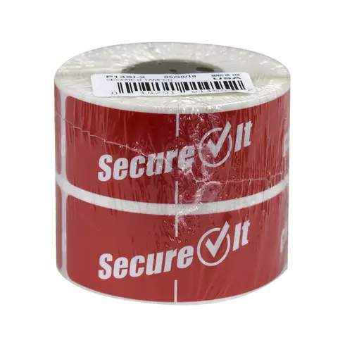 SecureIt Label 1X3 IN Red Rectangle Tamper Evident - pack of 500 SecureIt Label 1X3 IN Red Rectangle Tamper Evident - pack of 500