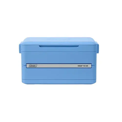 Coleman Snap 'N Go Series Collapsible Hard Cooler, 35 qt Cooler, Polypropylene, Blue Sky, 48 hr Ice Retention Coleman Snap 'N Go Series Collapsible Hard Cooler, 35 qt Cooler, Polypropylene, Blue Sky, 48 hr Ice Retention