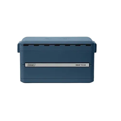 Coleman Snap 'N Go Series Collapsible Hard Cooler, 35 qt Cooler, Polypropylene, Sapphire, 48 hr Ice Retention Coleman Snap 'N Go Series Collapsible Hard Cooler, 35 qt Cooler, Polypropylene, Sapphire, 48 hr Ice Retention