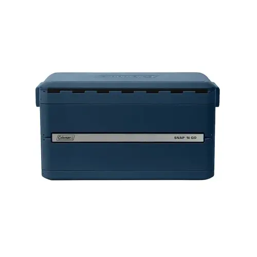 Coleman Snap 'N Go Series Collapsible Hard Cooler, 45 qt Cooler, Polypropylene, Sapphire, 55 hr Ice Retention Coleman Snap 'N Go Series Collapsible Hard Cooler, 45 qt Cooler, Polypropylene, Sapphire, 55 hr Ice Retention
