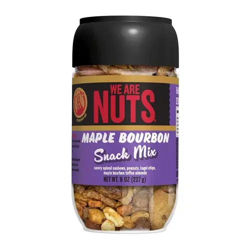 We Are Nuts Snack Mix, Maple Bourbon, 8 oz Bag We Are Nuts Snack Mix, Maple Bourbon, 8 oz Bag