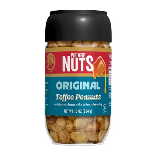 We Are Nuts Peanut Snack, Original Toffee, 10 oz We Are Nuts Peanut Snack, Original Toffee, 10 oz