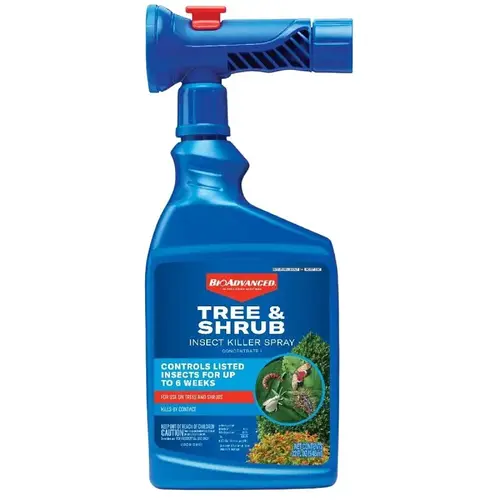 BioAdvanced Insect Killer, Liquid, Spray Application, Flowers, Ornamentals, Roses, Shrubs, Trees, 32 oz BioAdvanced Insect Killer, Liquid, Spray Application, Flowers, Ornamentals, Roses, Shrubs, Trees, 32 oz