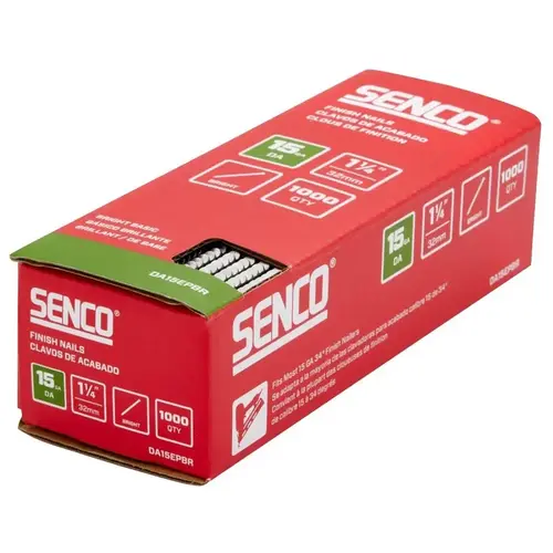 FINISH NAIL BB 15GA 1-1/4IN - pack of 1000 FINISH NAIL BB 15GA 1-1/4IN - pack of 1000
