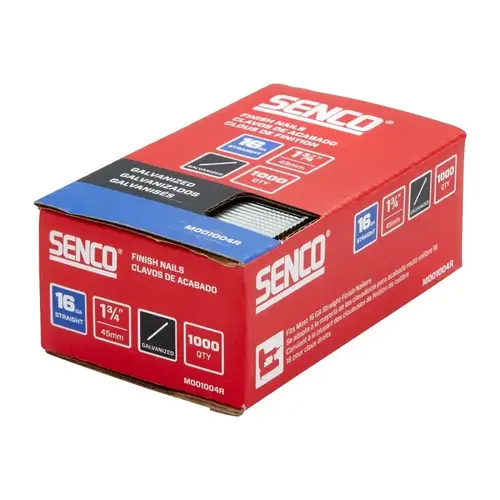 FINISH NAIL GALV 16GA 1-3/4IN - pack of 1000 FINISH NAIL GALV 16GA 1-3/4IN - pack of 1000