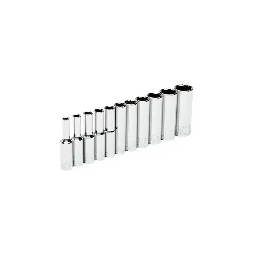 GearWrench 80305 Deep Socket Set, Alloy Steel, Full Polish Chrome GearWrench 80305 Deep Socket Set, Alloy Steel, Full Polish Chrome