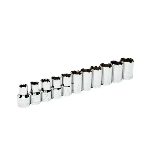 GearWrench 80702 Standard Socket Set, Alloy Steel, Full Polish Chrome GearWrench 80702 Standard Socket Set, Alloy Steel, Full Polish Chrome