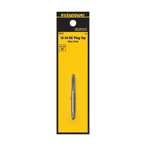 Isomax Plug Tap, 12-24 Thread, NC Thread, Tungsten Steel Isomax Plug Tap, 12-24 Thread, NC Thread, Tungsten Steel