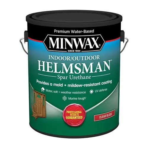 Minwax Helmsman 613-7103 Spar Urethane, Gloss, Liquid, 1 gal Minwax Helmsman 613-7103 Spar Urethane, Gloss, Liquid, 1 gal