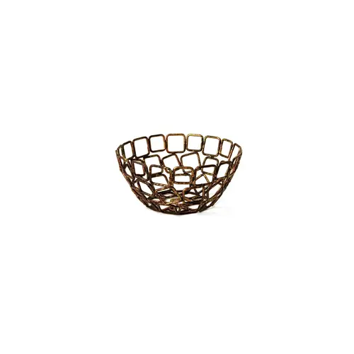 Front Of The House- Foh Bowl Copper Wire Basket Link, 12 Each Front Of The House- Foh Bowl Copper Wire Basket Link, 12 Each