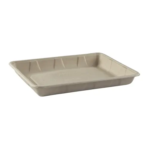 PrimeWare Serving Tray 9.4X6.9X1.2 IN Molded Fiber Natural Rectangle 125 Count/Pack 2 Packs/Case 250 Count/Case PrimeWare Serving Tray 9.4X6.9X1.2 IN Molded Fiber Natural Rectangle 125 Count/Pack 2 Packs/Case 250 Count/Case