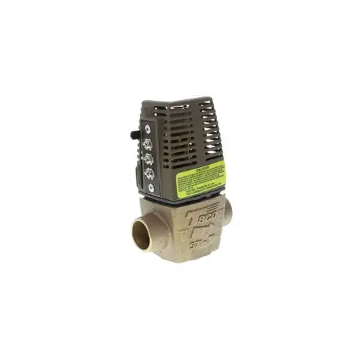 1/2" Sweat N.C. 24v Two Way Zone Valve With Manual Override 1/2" Sweat N.C. 24v Two Way Zone Valve With Manual Override