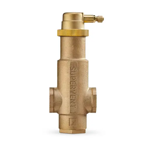 Powerventtm Air Eliminator. 1" Universal. 125 PSI Max 240F Temp Max. Powerventtm Air Eliminator. 1" Universal. 125 PSI Max 240F Temp Max.