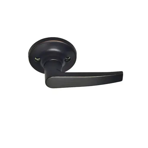 Soma Straight Door Lever Handleset Trim Oil Rubbed Bronze - pack of 2 Soma Straight Door Lever Handleset Trim Oil Rubbed Bronze - pack of 2