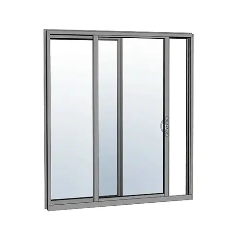 Clear Anodized OX Sliding Door Thermally Broken Block Frame Unglazed KD Kit Clear Anodized OX Sliding Door Thermally Broken Block Frame Unglazed KD Kit