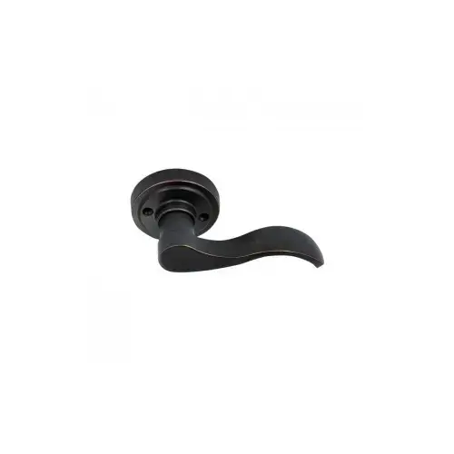 Twin Peaks Entry Door Lever Dummy RT Oil Rubbed Bronze