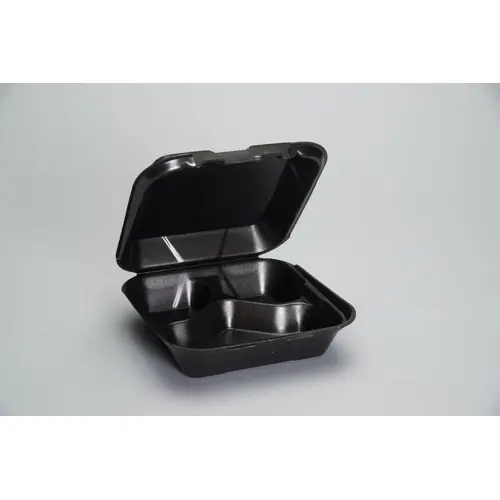 CONTAINER BLACK FOAM MEDIUM 3 COMPARTMENT SNAP-IT