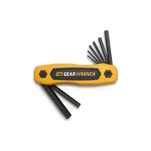 8 Piece Metric Folding Hex Key 8 Piece Metric Folding Hex Key