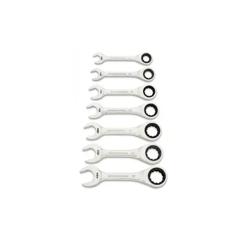 7 Piece 90T SAE Stubby Combo 7 Piece 90T SAE Stubby Combo