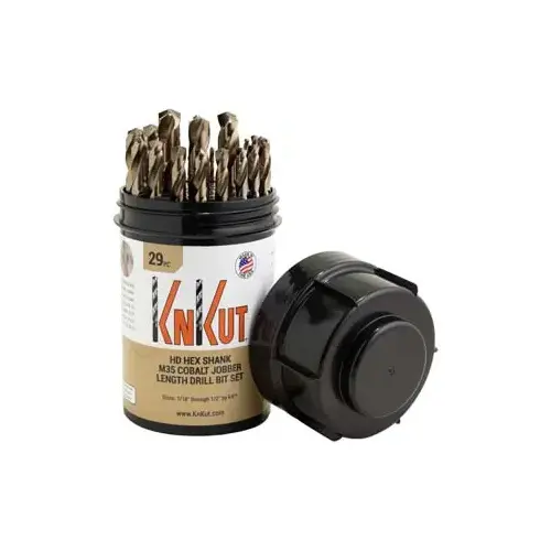 29 Piece M35 Cobalt Drill 29 Piece M35 Cobalt Drill