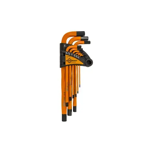 9 Pc SAE Twisted Hex Key Set 9 Pc SAE Twisted Hex Key Set