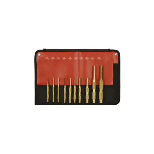 10 Piece Brass Pin Punch 10 Piece Brass Pin Punch