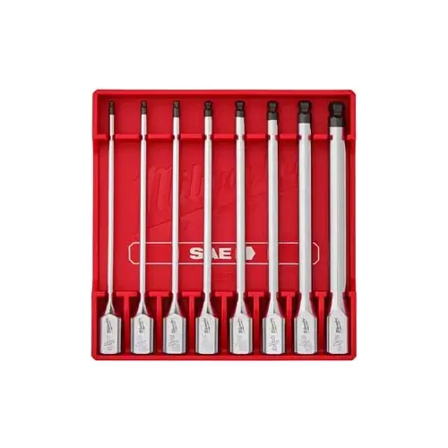 8 Piece 3/8" Drive SAE Long 8 Piece 3/8" Drive SAE Long