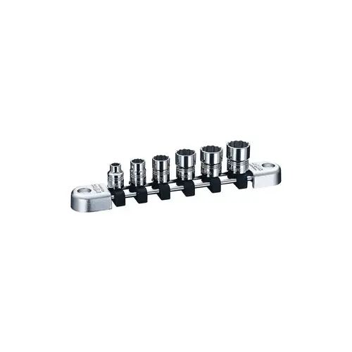 6 Piece 1/4" Drive Metric 12 6 Piece 1/4" Drive Metric 12