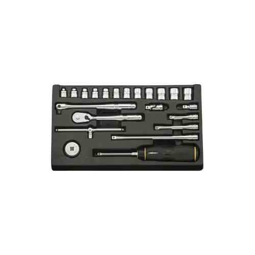 22 Piece 1/4" Drive Metric 6 22 Piece 1/4" Drive Metric 6
