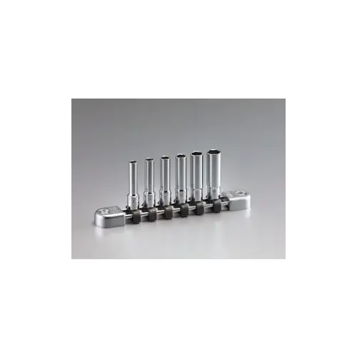 6 Piece 1/4" Drive SAE 6 Pt 6 Piece 1/4" Drive SAE 6 Pt