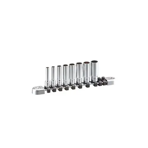 8 Piece 1/4" Drive Metric Deep 8 Piece 1/4" Drive Metric Deep