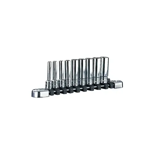 9 Piece 1/4" Drive Metric 6 Pt 9 Piece 1/4" Drive Metric 6 Pt