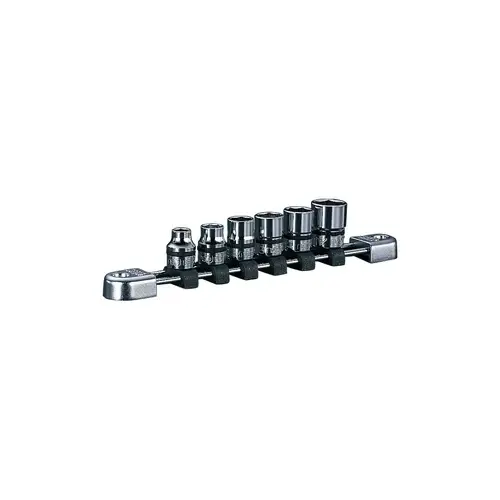 6 Piece 3/8" Drive Metric 6 Pt 6 Piece 3/8" Drive Metric 6 Pt