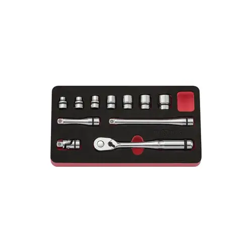 11 Piece 3/8" Drive SAE 6 Pt 11 Piece 3/8" Drive SAE 6 Pt