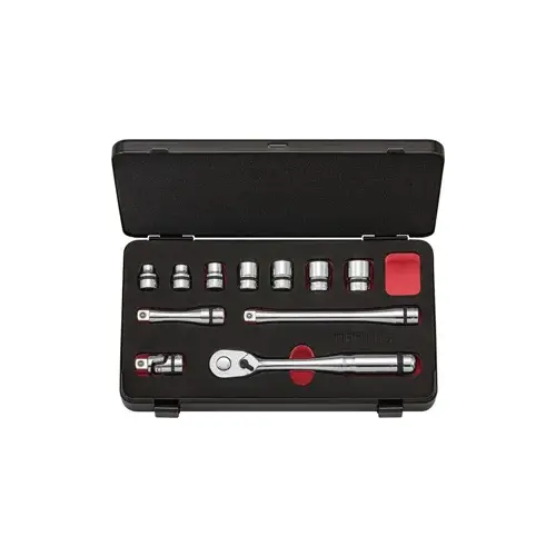 11 Piece 3/8" Drive SAE 6 Pt 11 Piece 3/8" Drive SAE 6 Pt