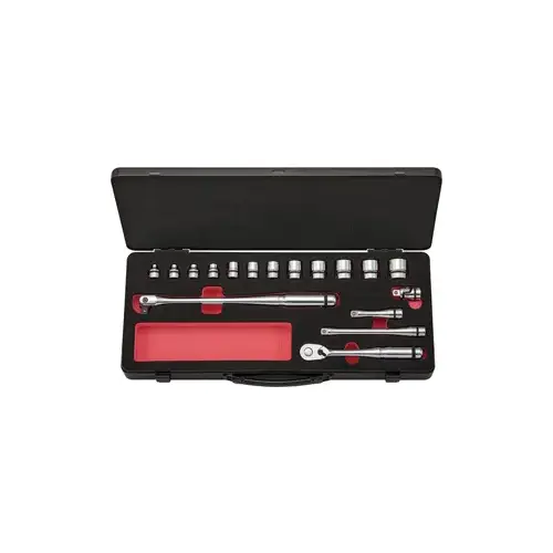 17 Piece 3/8" Dr Metric 6 and 17 Piece 3/8" Dr Metric 6 and
