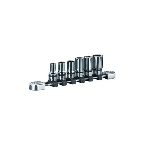 6 Piece 3/8" Drive Metric 6 6 Piece 3/8" Drive Metric 6