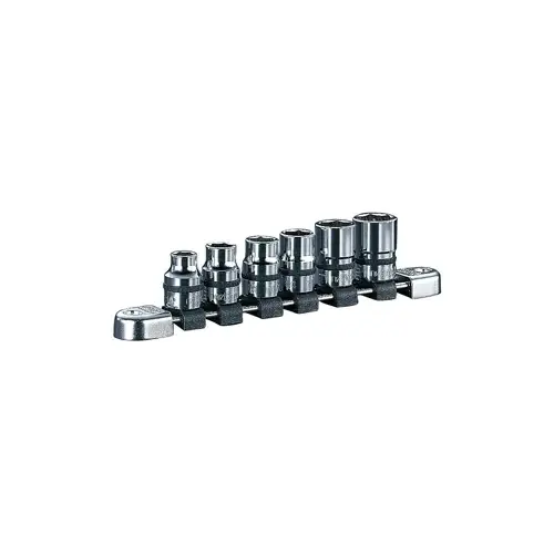 6 Piece 1/2" Drive Metric 6 Pt 6 Piece 1/2" Drive Metric 6 Pt