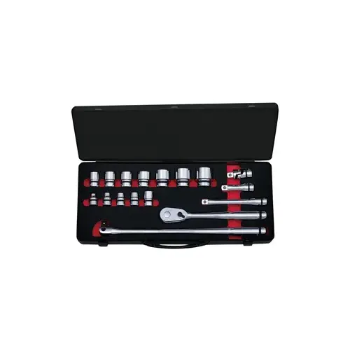 17 Piece 1/2" Drive Metric 6 17 Piece 1/2" Drive Metric 6