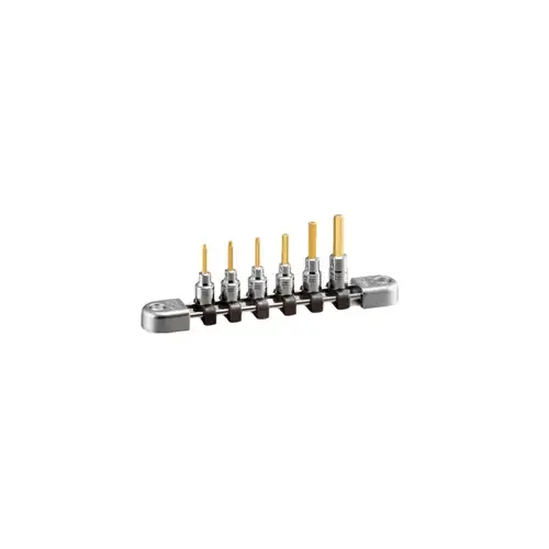 6 Piece 1/4" Drive Hex & 6 Piece 1/4" Drive Hex &