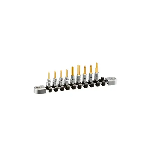 9 Piece 1/4" Drive Hex & 9 Piece 1/4" Drive Hex &