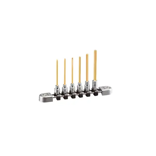 6 Piece 1/4" Drive Long Hex 6 Piece 1/4" Drive Long Hex